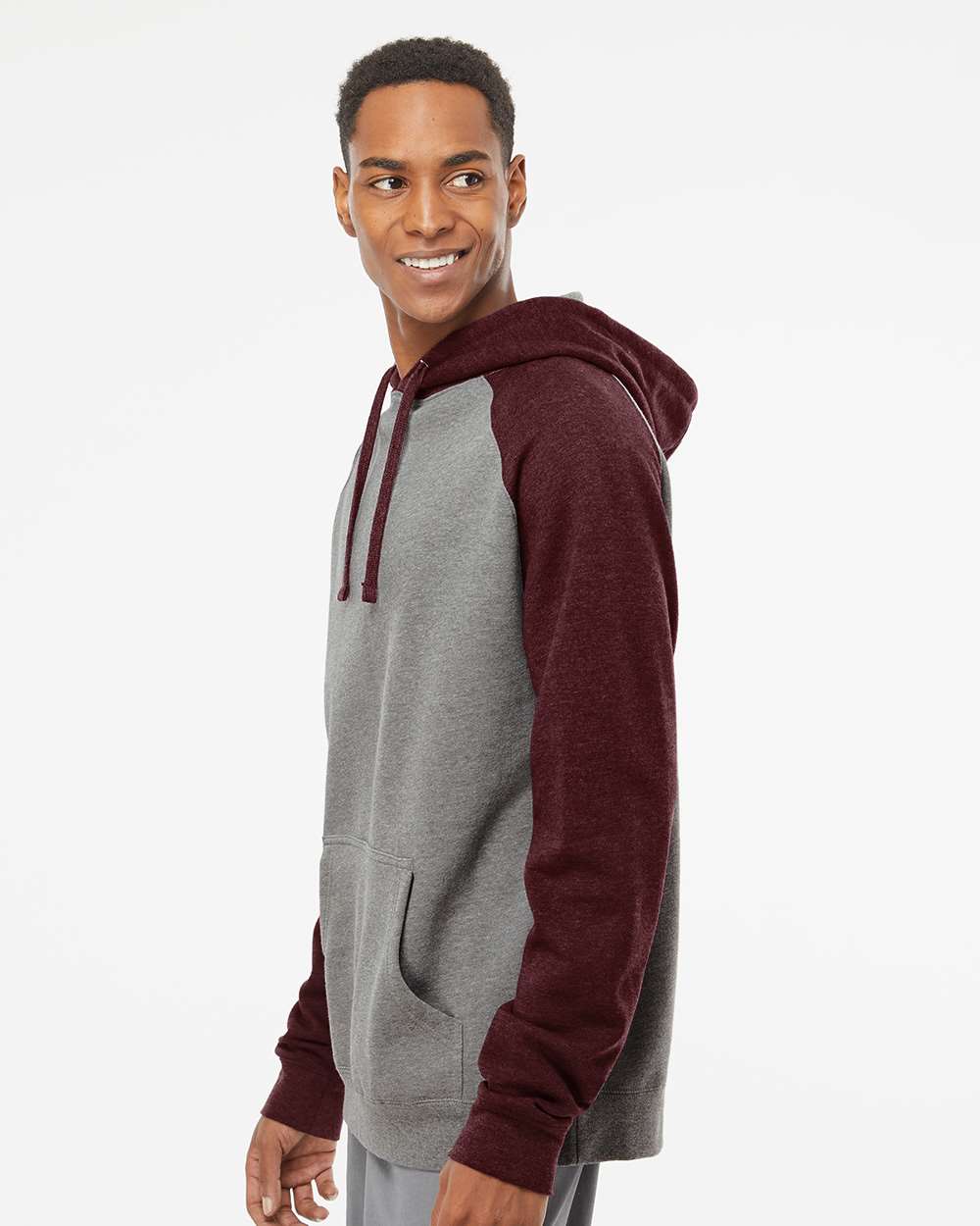 Unisex Raglan Hooded Sweatshirt