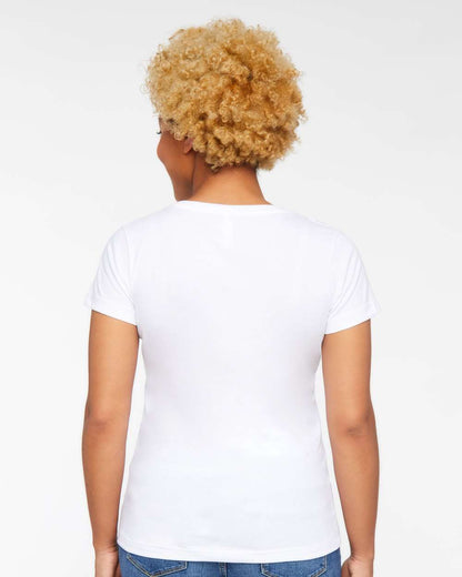 Women's Fine Jersey V-Neck Tee