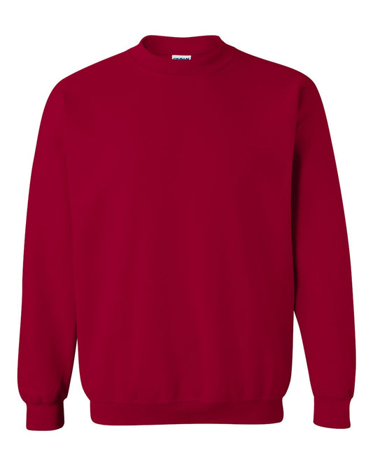 Gildan Fleece Crewneck Sweatshirt, Style G18000 Cardinal Red