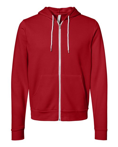 BELLA + CANVAS Unisex Sponge Fleece Full-Zip Hoodie Sweatshirt