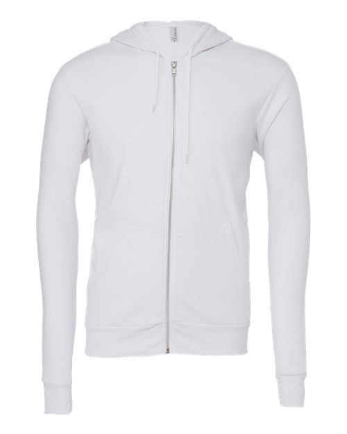 BELLA + CANVAS Unisex Sponge Fleece Full-Zip Hoodie Sweatshirt