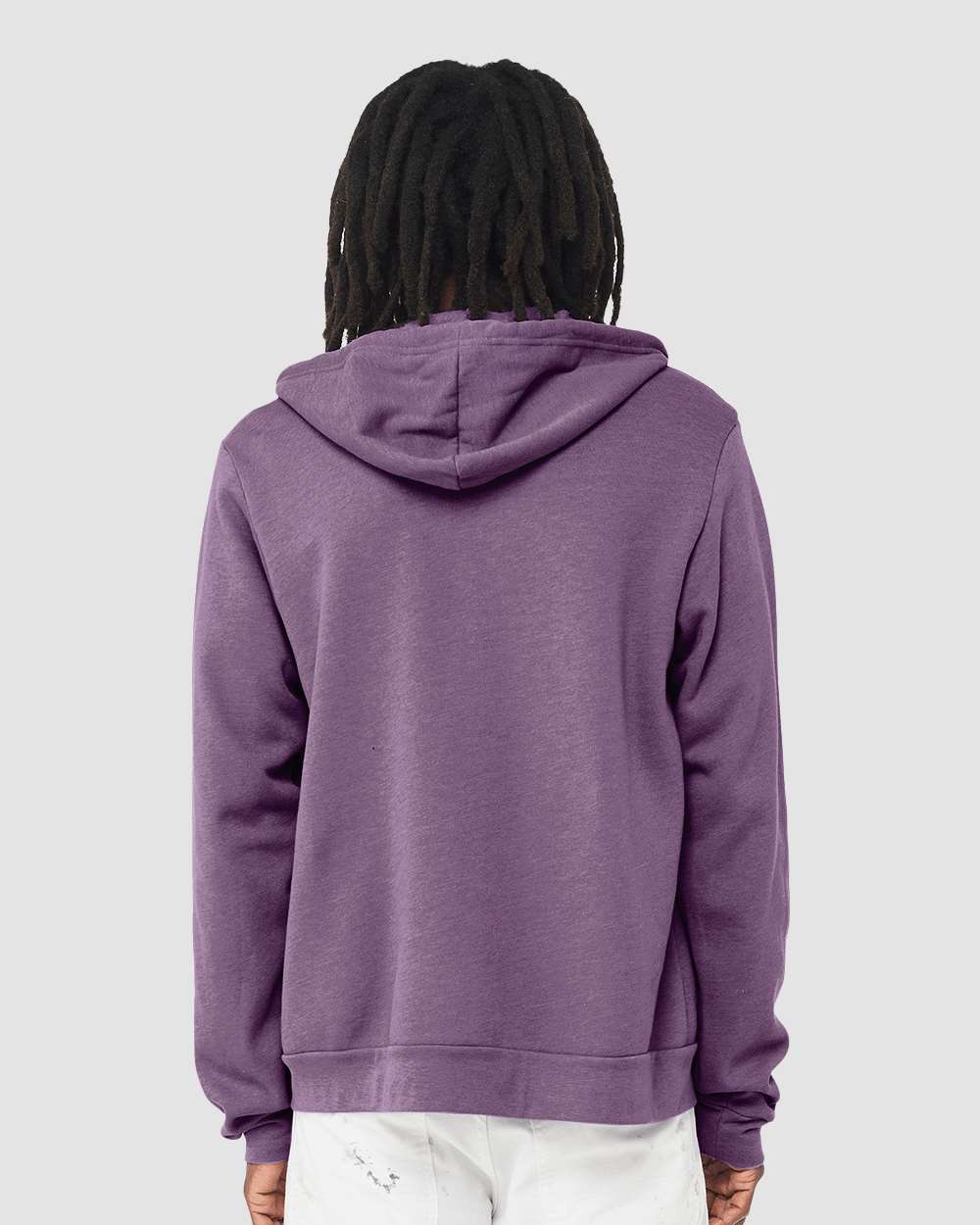 Unisex Sponge Fleece Full-Zip Hoodie Sweatshirt