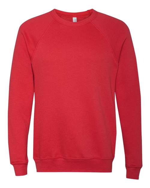 BELLA + CANVAS Unisex Sponge Fleece Raglan Crewneck Sweatshirt
