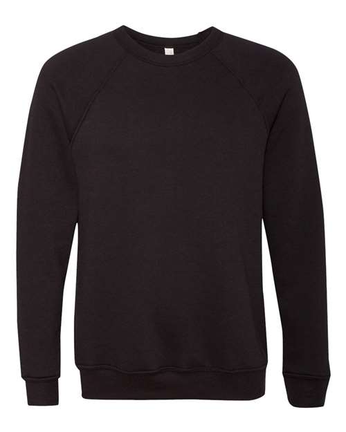 BELLA + CANVAS Unisex Sponge Fleece Raglan Crewneck Sweatshirt