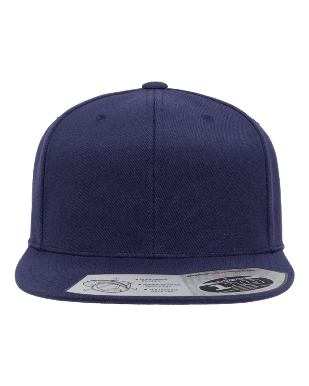 Flexfit Premium Snapback Cap, Navy, OSFA