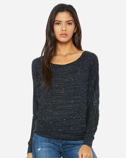 WomenÃ‚â€™s Flowy Off Shoulder Long Sleeve Tee