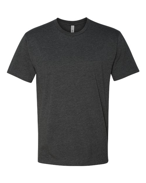 Next Level N6210 T-Shirt, Dark Heather Gray + Cream (2 Pack), Large