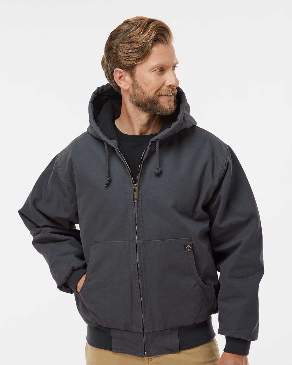 Men's Cheyenne Boulder ClothÂ™ Hooded Jacket with Tricot Quilt Lining
