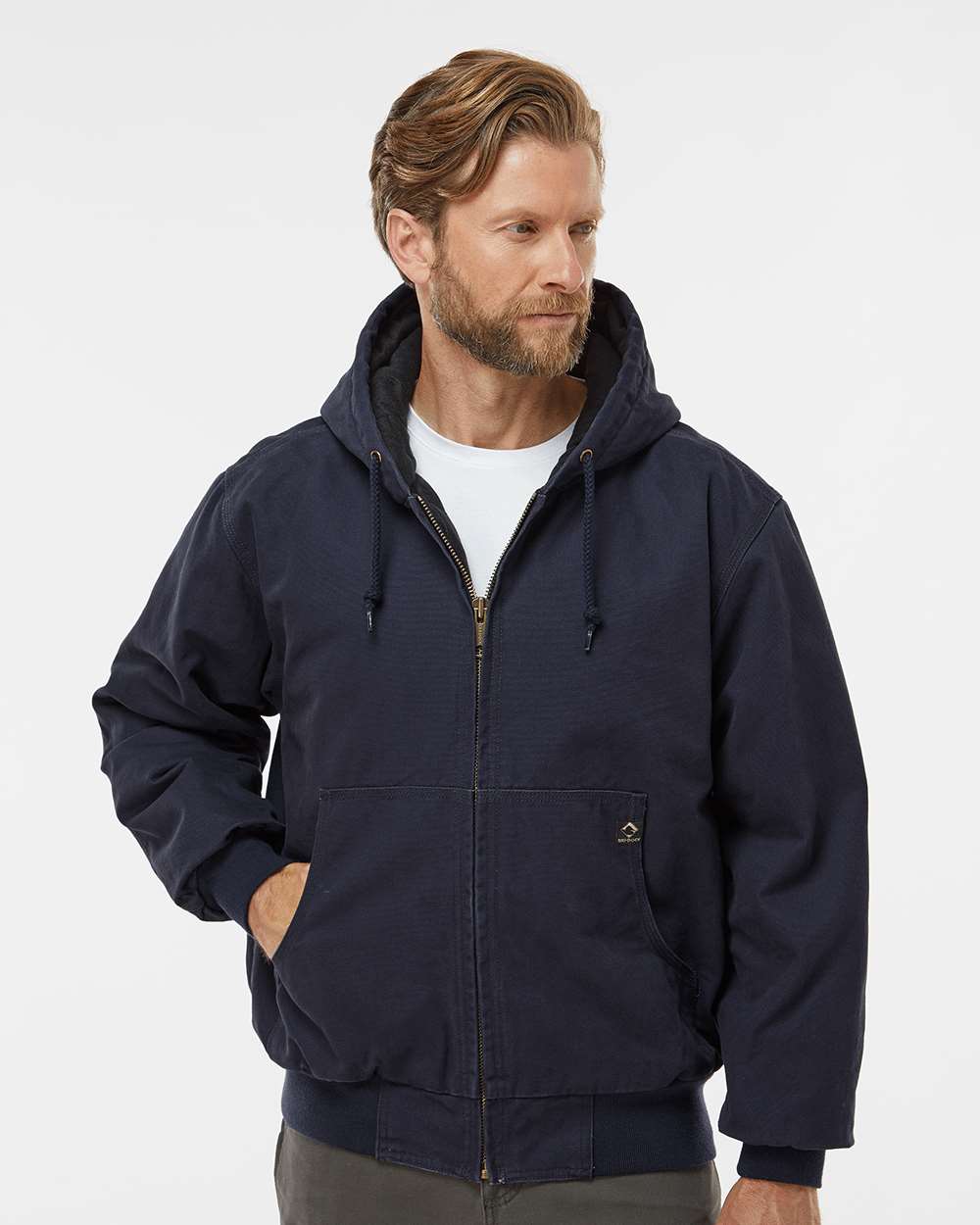 Men's Cheyenne Boulder ClothÂ™ Hooded Jacket with Tricot Quilt Lining