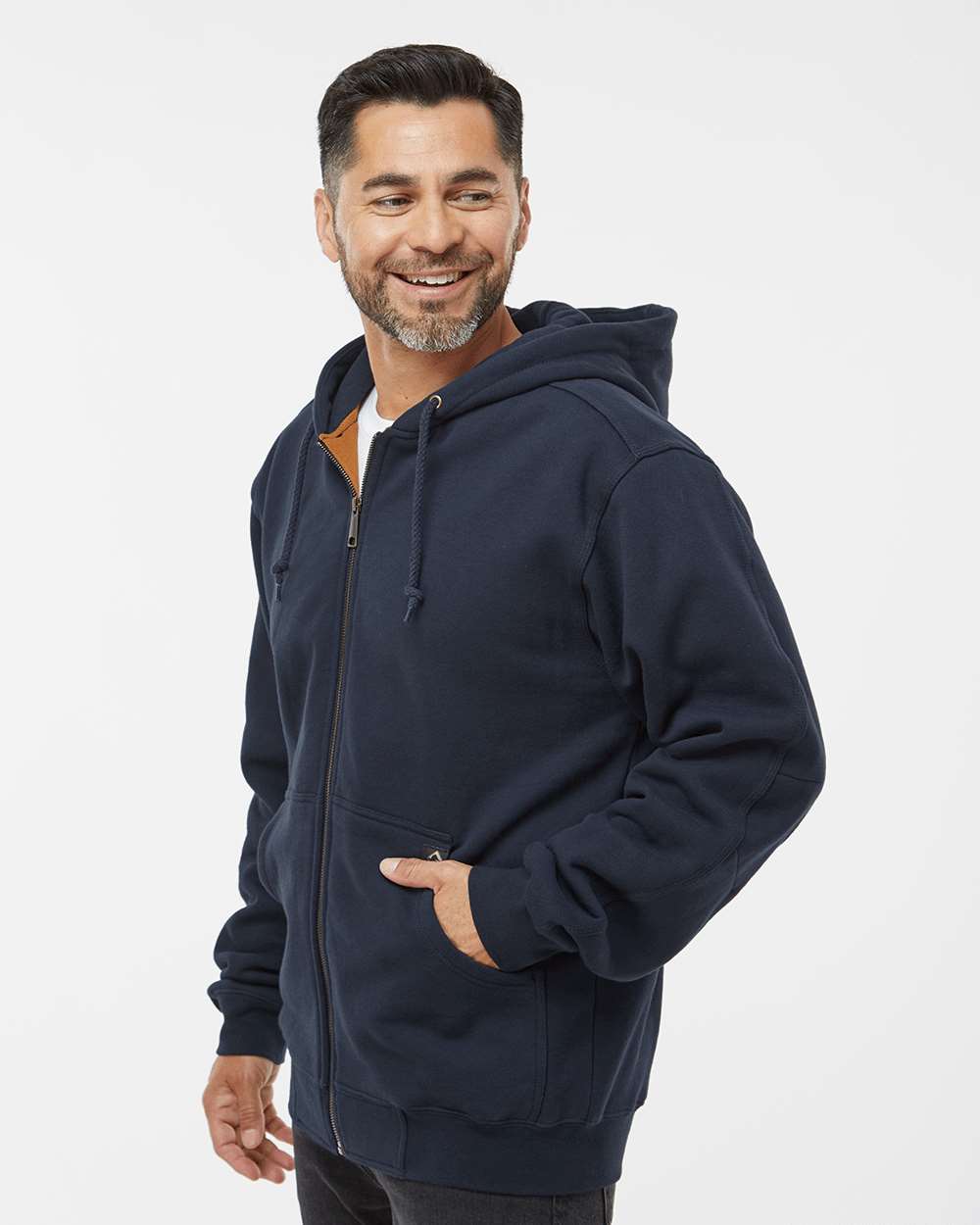 Men's Crossfire Heavyweight Power Fleece Hooded Jacket with Thermal Lining