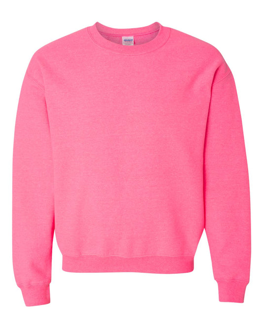 Gildan Crewneck Style Fleece (G180)., Safety Pink, Medium