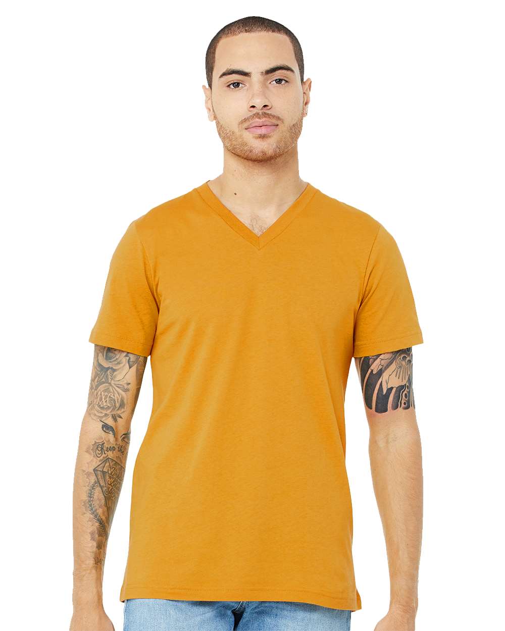 Unisex Jersey V-Neck Tee