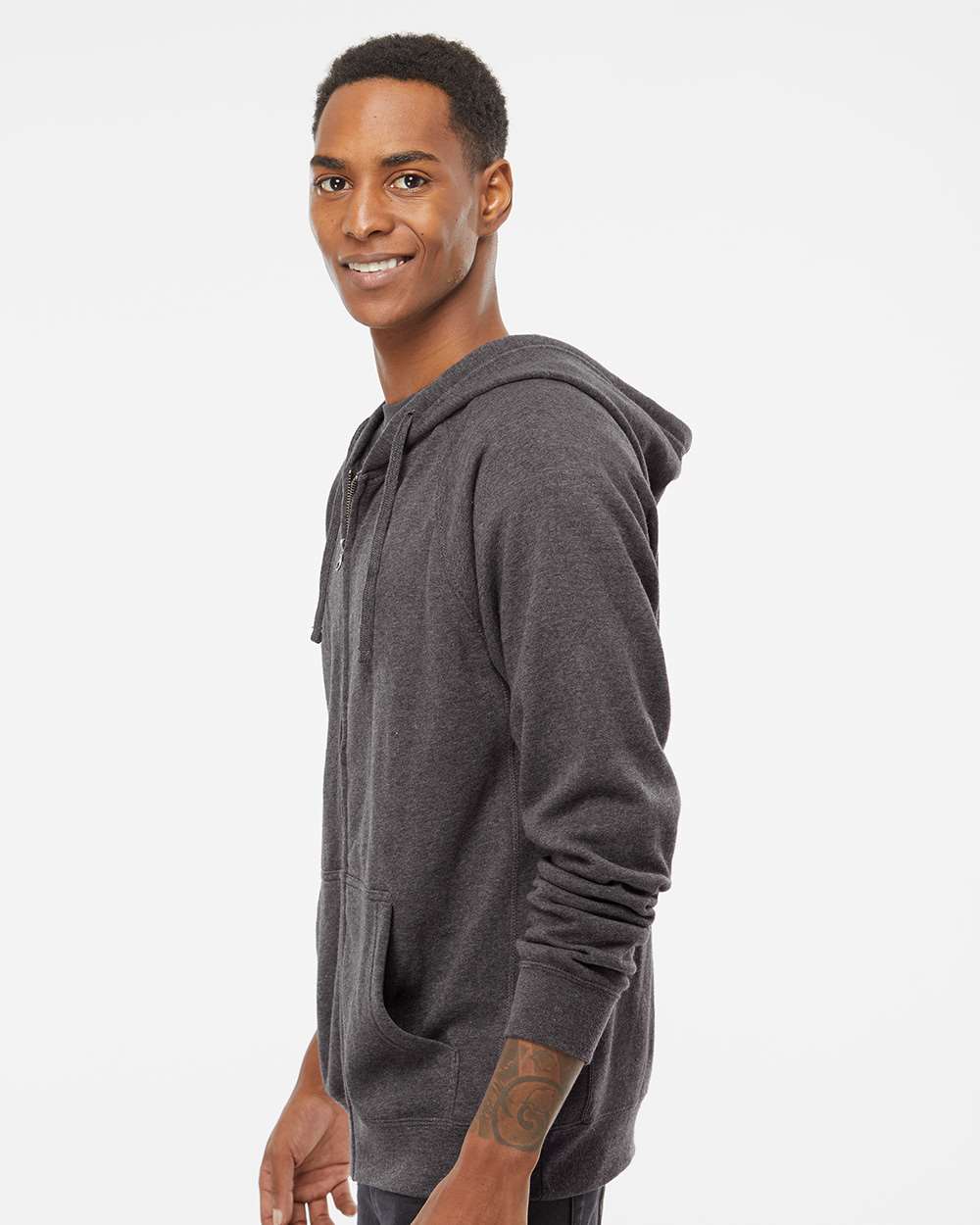 Unisex Special Blend Raglan Full-Zip Hooded Sweatshirt