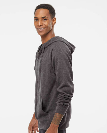 Unisex Special Blend Raglan Full-Zip Hooded Sweatshirt