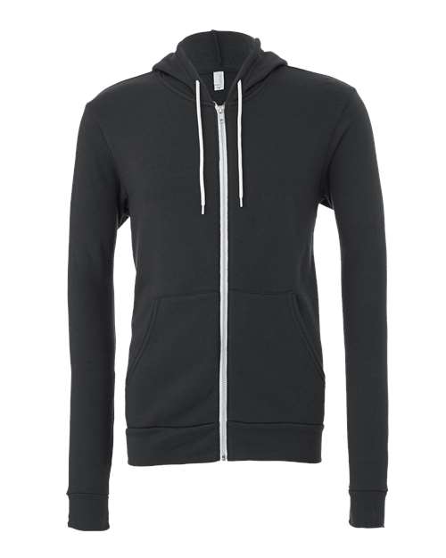 BELLA + CANVAS Unisex Sponge Fleece Full-Zip Hoodie Sweatshirt