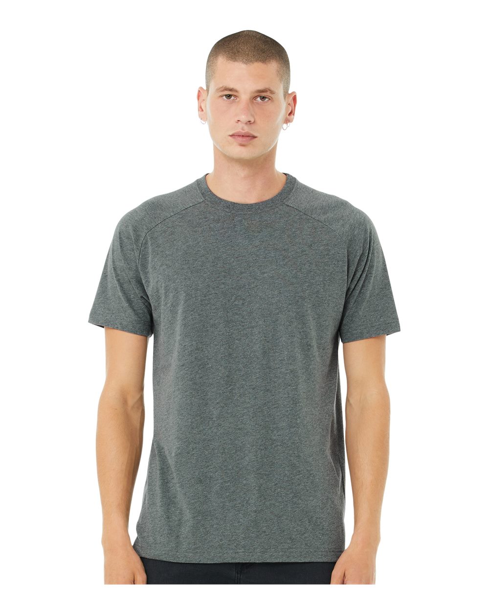 Men's Heather CVC Raglan Tee