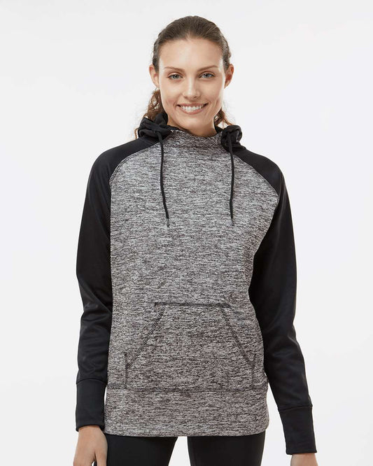 WomenÃ‚â€™s Colorblocked Cosmic Fleece Hooded Sweatshirt