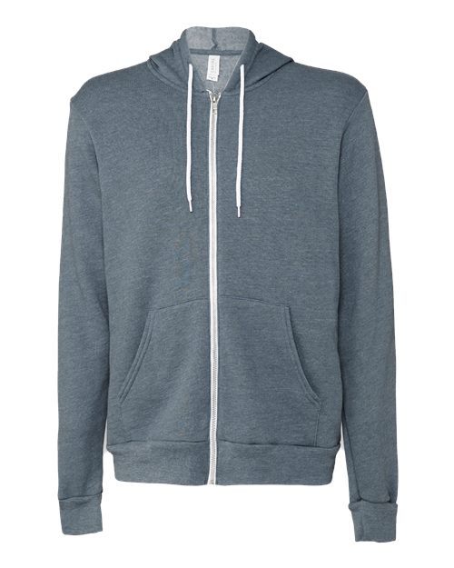 BELLA + CANVAS Unisex Sponge Fleece Full-Zip Hoodie Sweatshirt