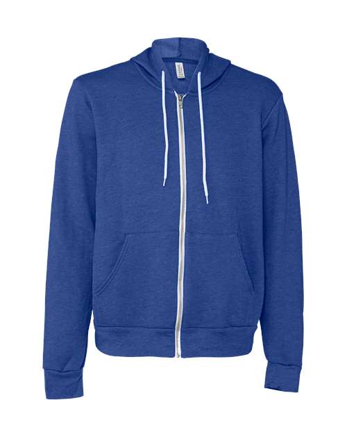 BELLA + CANVAS Unisex Sponge Fleece Full-Zip Hoodie Sweatshirt
