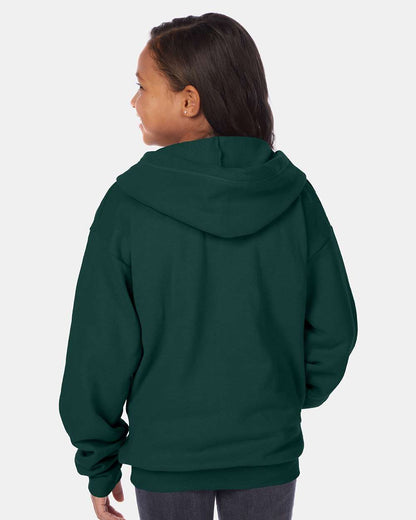 Youth EcoSmartÃ‚Â® Full-Zip Hooded Sweatshirt
