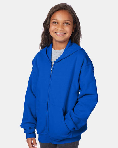 Youth EcoSmartÃ‚Â® Full-Zip Hooded Sweatshirt