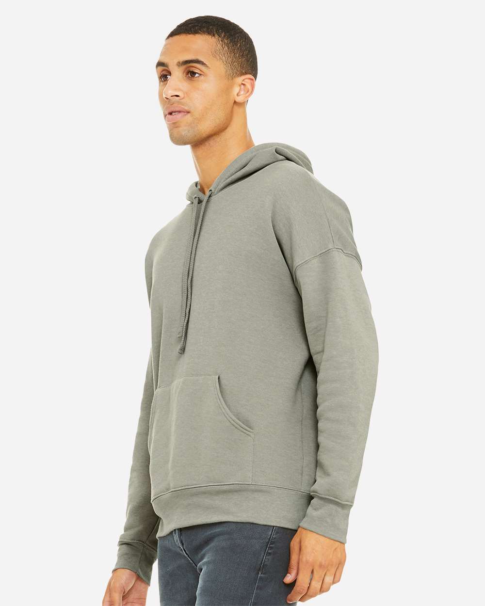 Unisex Sponge Fleece Drop Shoulder Hoodie Sweatshirt