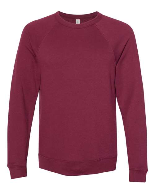 BELLA + CANVAS Unisex Sponge Fleece Raglan Crewneck Sweatshirt