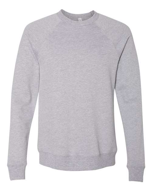 BELLA + CANVAS Unisex Sponge Fleece Raglan Crewneck Sweatshirt