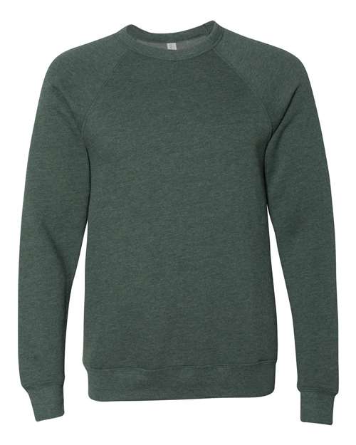 BELLA + CANVAS Unisex Sponge Fleece Raglan Crewneck Sweatshirt