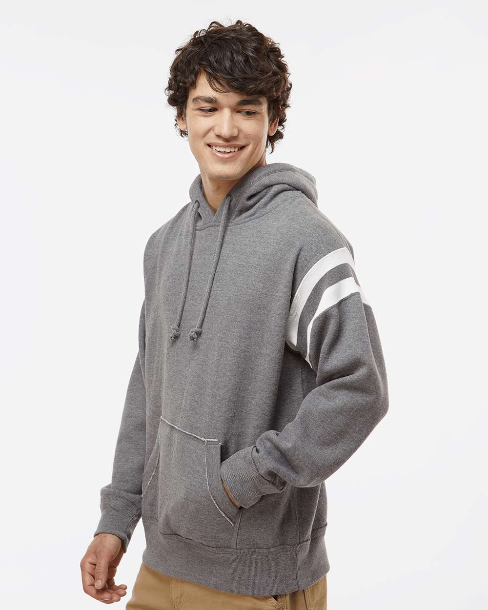 Men's Vintage Athletic Hooded Sweatshirt