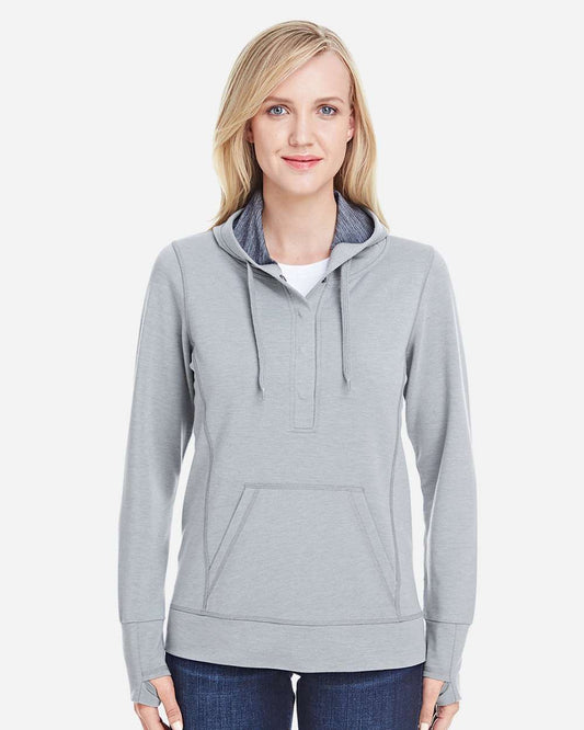 WomenÃ‚â€™s Omega Stretch Snap-Placket Hooded Sweatshirt