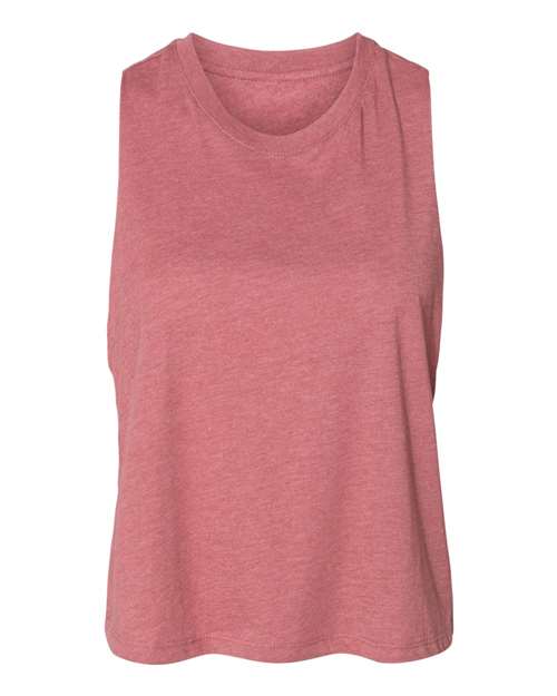 BELLA + CANVAS Women's Racerback Crop Tank