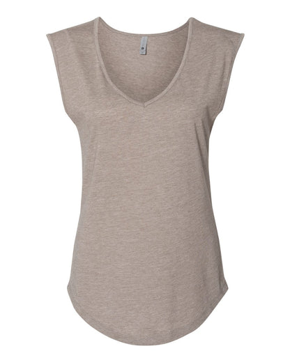 Next Level 5040 Women Festival Sleeveless Deep t-V-Neck T-Shirt
