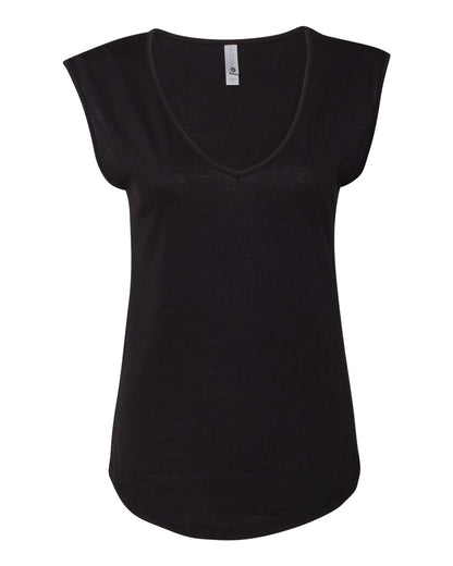 Next Level 5040 Women Festival Sleeveless Deep t-V-Neck T-Shirt