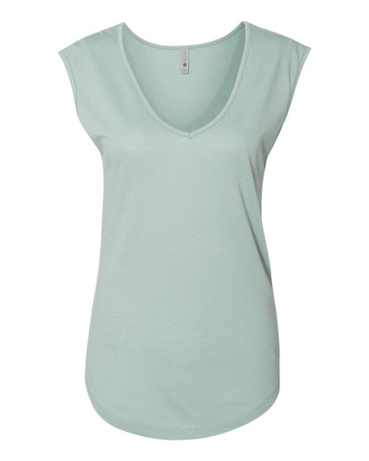 Next Level 5040 Women Festival Sleeveless Deep t-V-Neck T-Shirt
