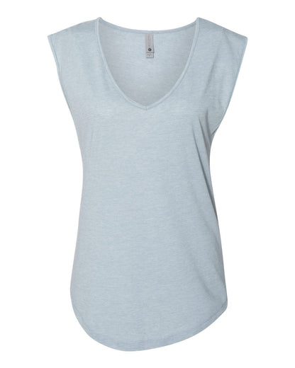 Next Level 5040 Women Festival Sleeveless Deep t-V-Neck T-Shirt