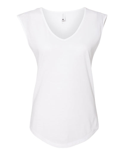 Next Level 5040 Women Festival Sleeveless Deep t-V-Neck T-Shirt