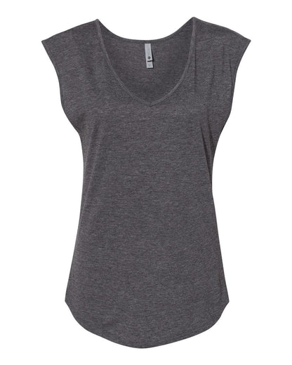 Next Level 5040 Women Festival Sleeveless Deep t-V-Neck T-Shirt