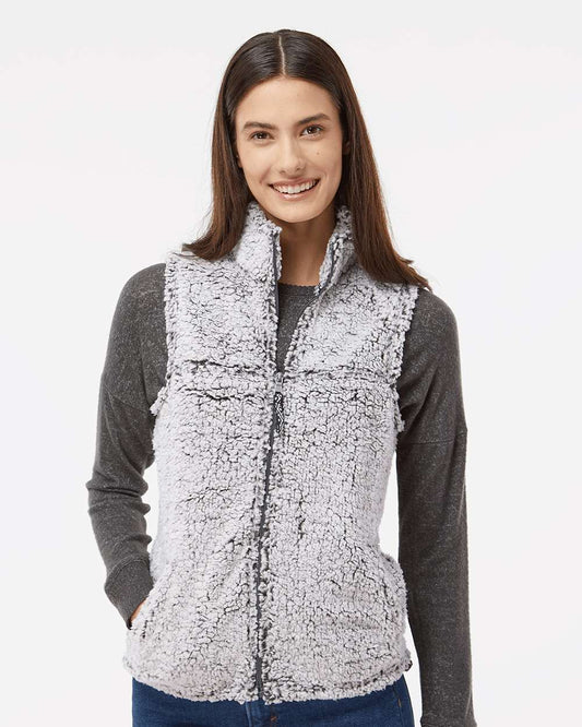 WomenÃ‚â€™s Sherpa Full-Zip Vest