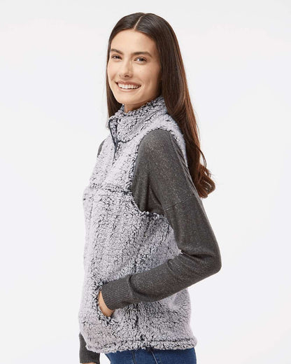 WomenÃ‚â€™s Sherpa Full-Zip Vest