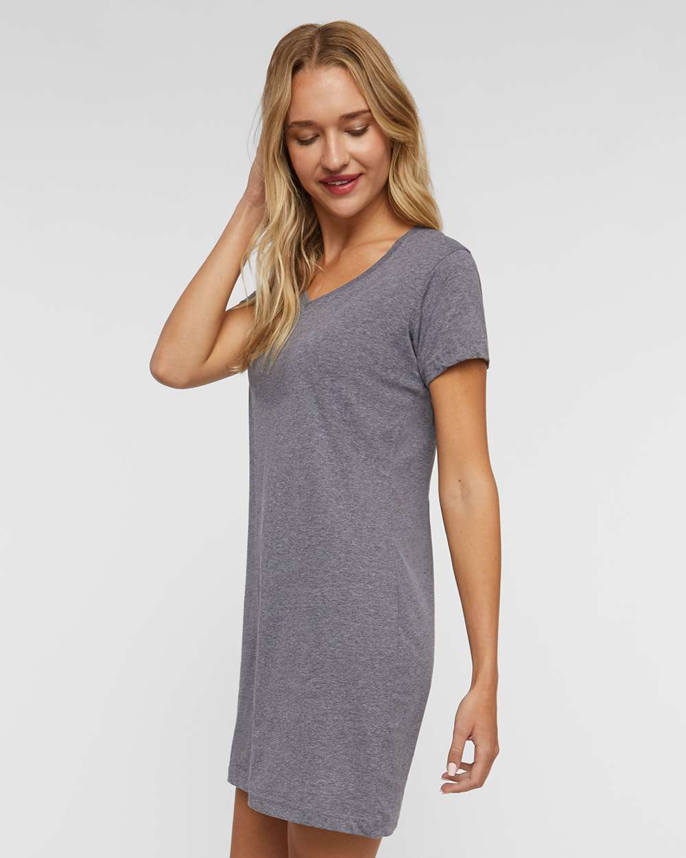 Women's Fine Jersey t-V-Neck Coverup