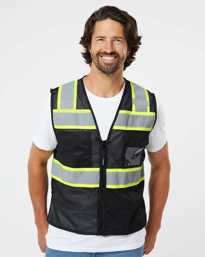 Unisex EV SeriesÃ‚Â® Enhanced Visibility 3 Pocket Mesh Vest
