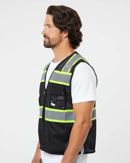 Kishigo EV SeriesÂ® Enhanced Visibility 3 Pocket Mesh Vest