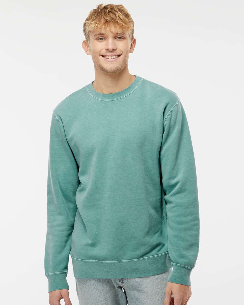 Independent Trading Co. Midweight Pigment-Dyed Crewneck Sweatshirt