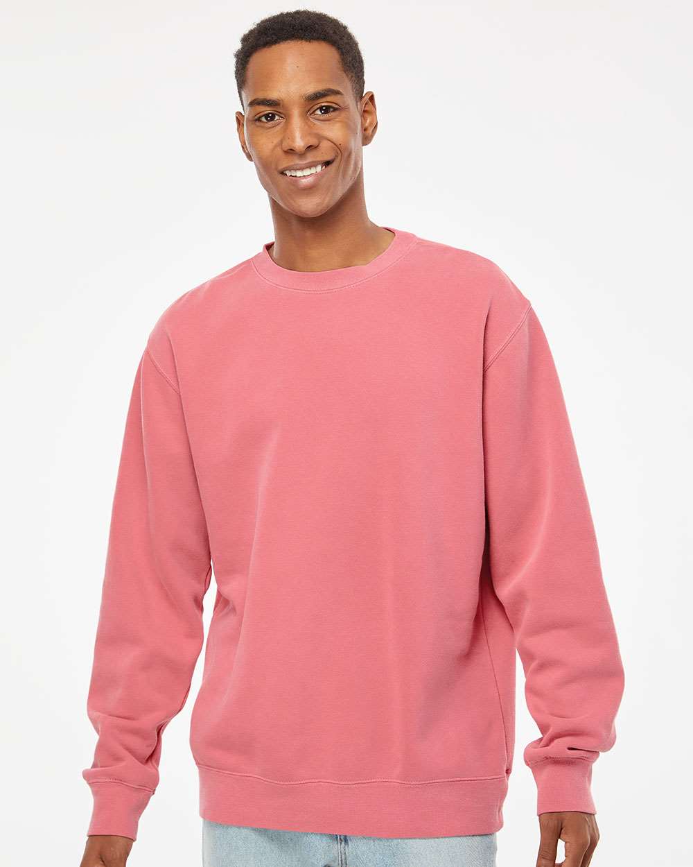Independent Trading Co. Midweight Pigment-Dyed Crewneck Sweatshirt