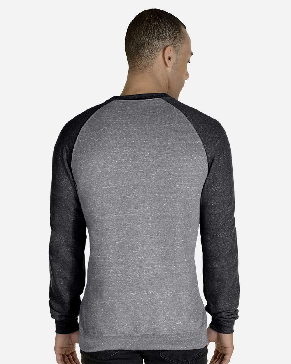 Unisex Snow Heather French Terry Crewneck Sweatshirt