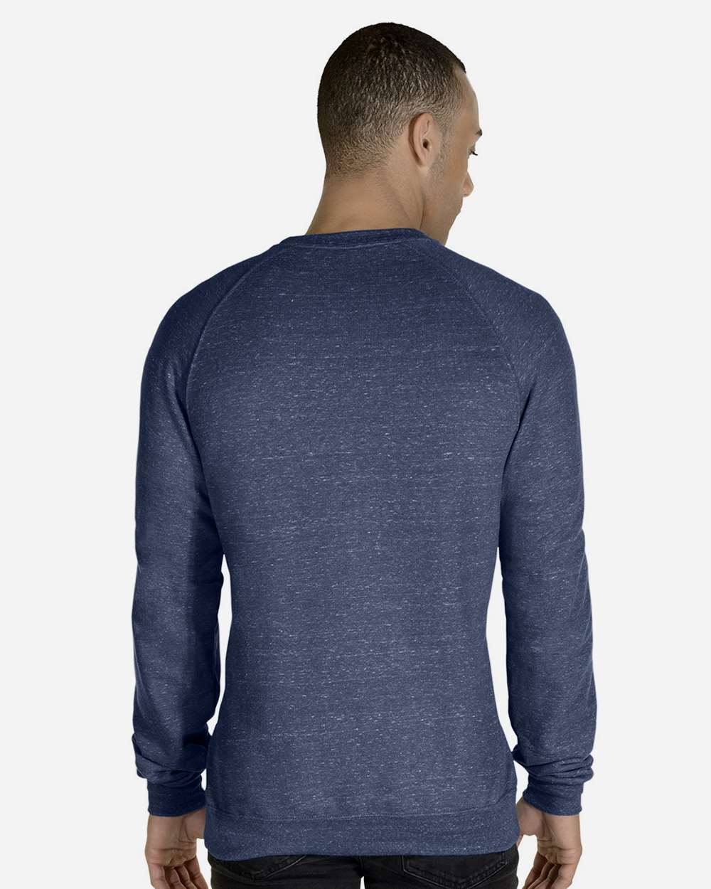 Unisex Snow Heather French Terry Crewneck Sweatshirt