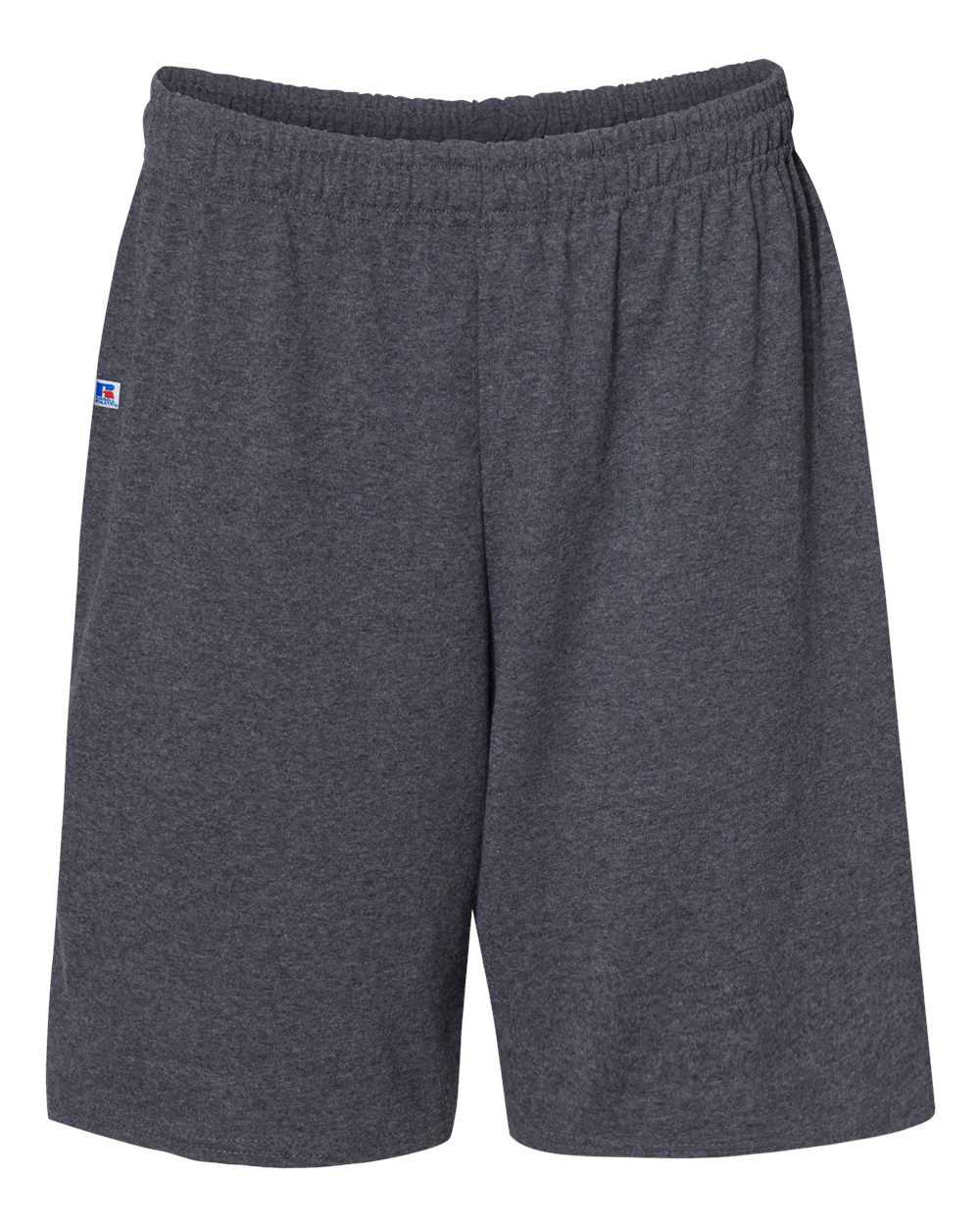 Russell Athletic Men's Dri-Power Fleece Short with Pockets, Black Heather, XL