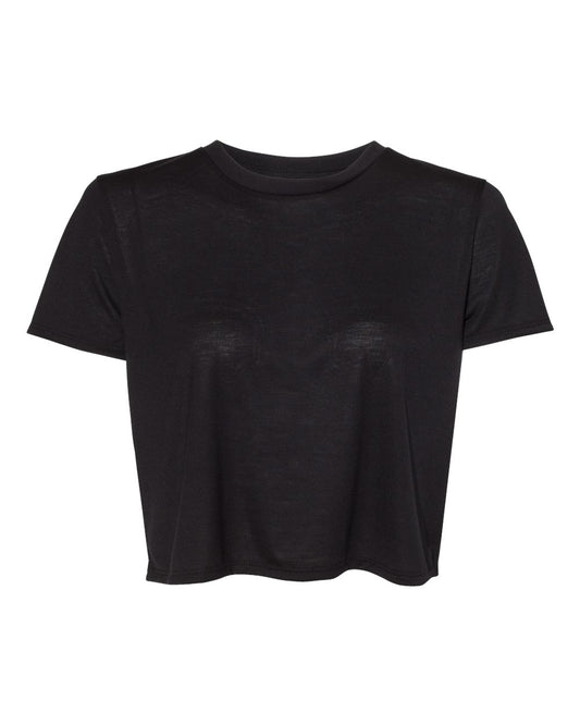 Bella Canvas Crop Tee Black