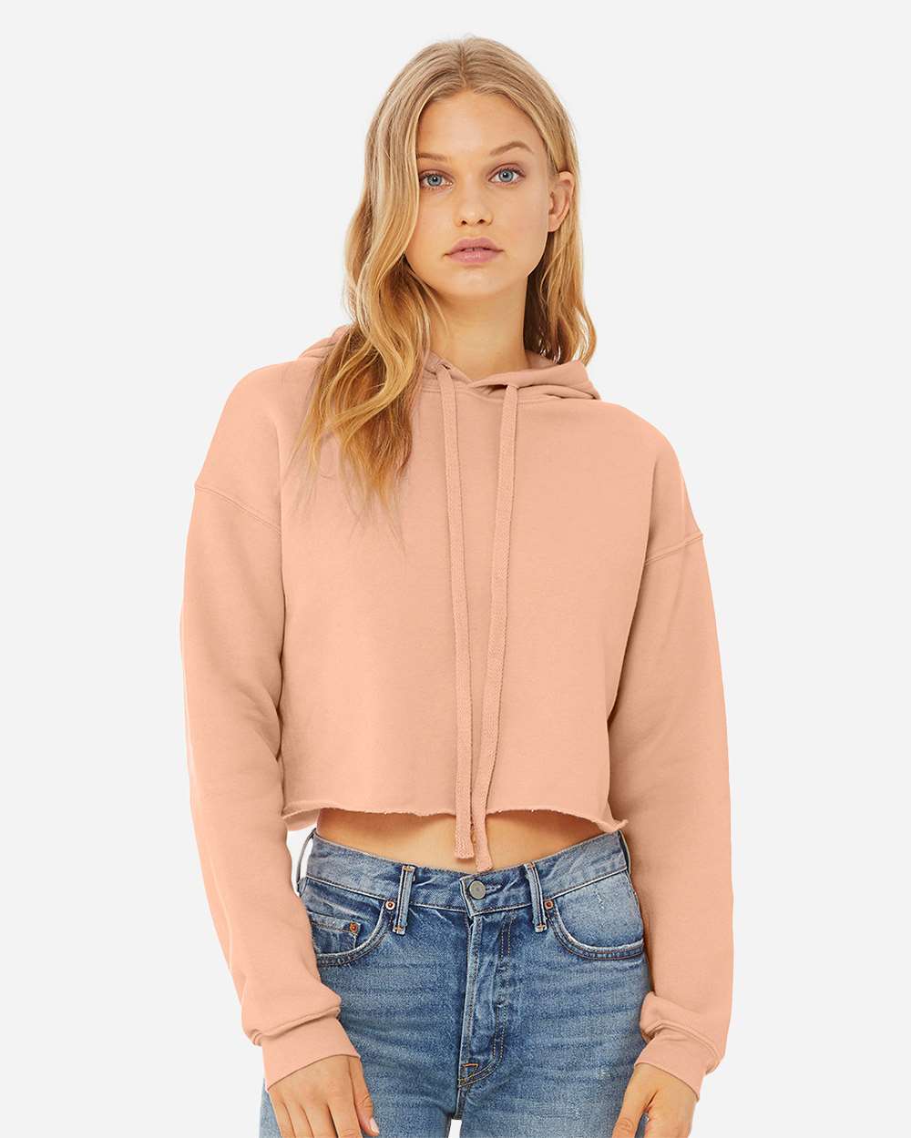 Women's Crop Fleece Hoodie Sweatshirt